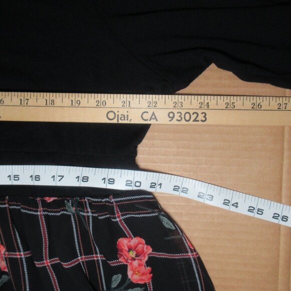 Torrid Plaid Floral Dress | Size 3 (3X) - Picture 9 of 15